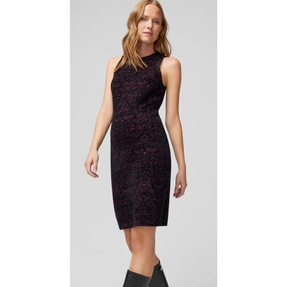 NWT White House Black Market Sleeveless Mock Neck Sweater Sheath Dress Sz XL - Picture 1 of 8